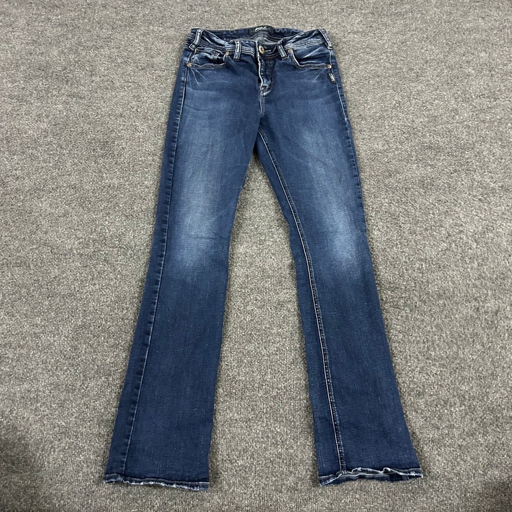 Silver Jeans Co. Jeans Womens Size 29 Avery Slim Boot Dark Wash Stretch Denim